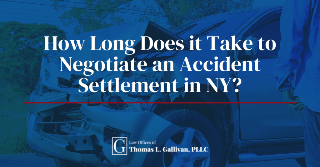 How Long Does It Take to Negotiate an Accident Settlement in NY?